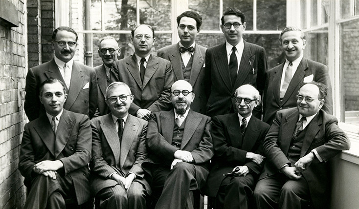 Institute of Jewish Studies, Manchester 1950s Institute of Jewish Studies, Manchester 1950s. Front row  David  Daube (from Freiburg to Oxford),  Altmann, end of row   on right Professor Nathan Rotenstreich.   Top row,    Samuel M Stern (Arabist), Joseph G Weiss (Hungarian  born scholar of Jewish Mysticism and Hasidism,  studied  at the Hebrew University of Jerusalem under Gershom Scholem from 1941 - 1950. 1918 - 25 August  1969.).  Zvi Werblowsky from Hebrew University.Credit: Joseph Weiss Estate/Lebrecht Music and Arts